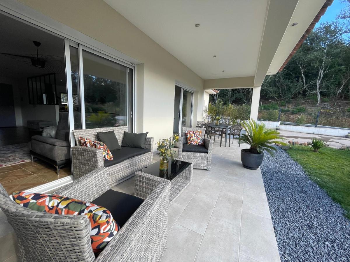 Magnifique Villa Recente Entre Mer Et Montagne Situee Entre Ajaccio Et Porticcio Cauro ภายนอก รูปภาพ